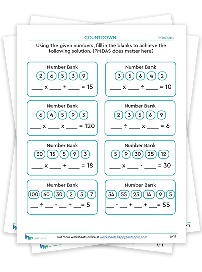 Math Worksheet