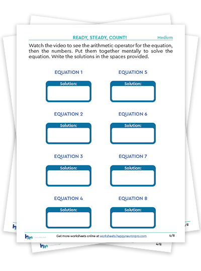 working memory and mathematical activities, math activities, mental math activities