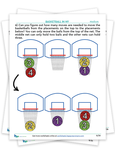 5 free printable memory exercises you can't miss from NeuronUP