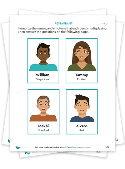 social cognition, recalling emotion words, emotional word memory recall