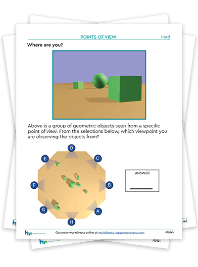 spatial awareness worksheets