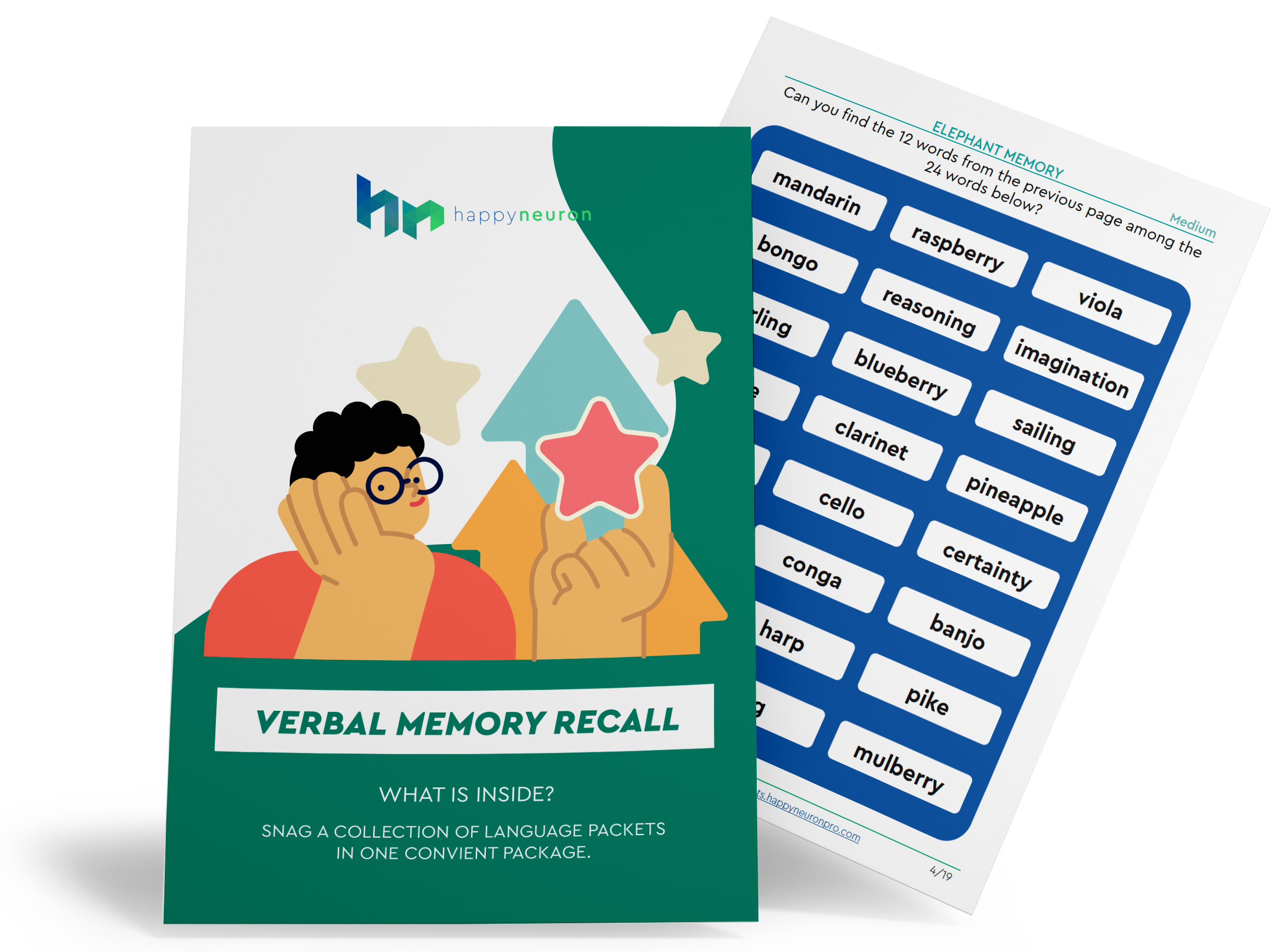 Memory Recall Worksheets